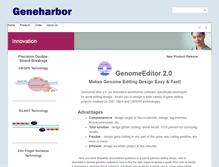 Tablet Screenshot of geneharbor.com